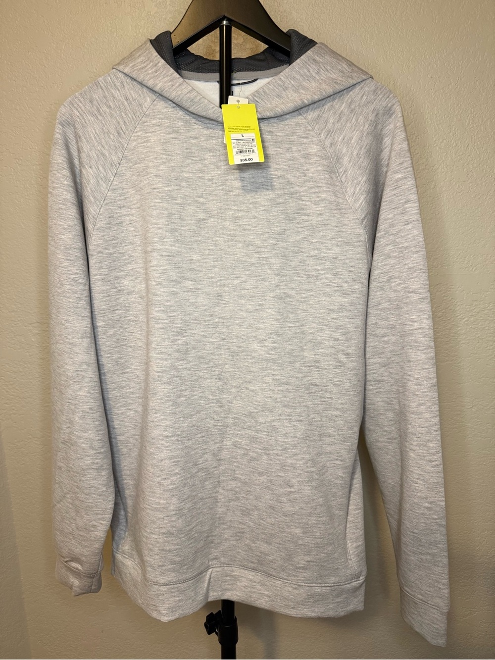 all in motion Light Gray Crewneck Hooded Sweater